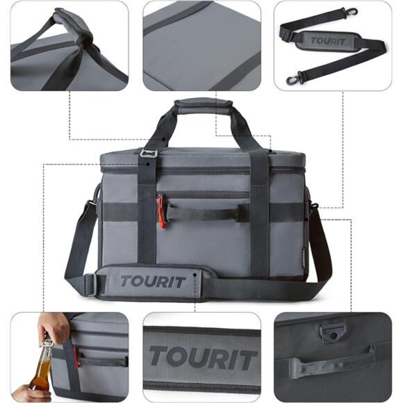 Cooler Bag 48/60 Cans Insulated Soft Cooler Large Collapsible Cooler Bag - Picture 5 of 7